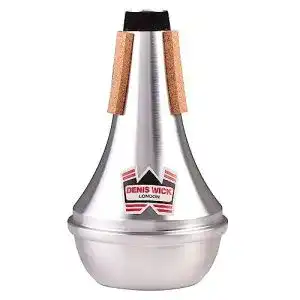 Trompetendaempfer denis wick straight gerade silber dw5504