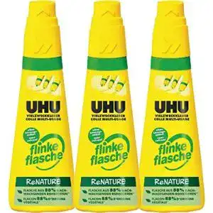Uhu kleber uhu 46541 3 vielzweckkleber flinke flasche 100 g