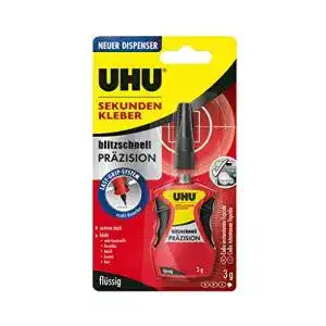 Uhu kleber uhu sekundenkleber blitzschnell praezision