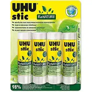 Uhu kleber uhu stic klebestift renature 4x40g
