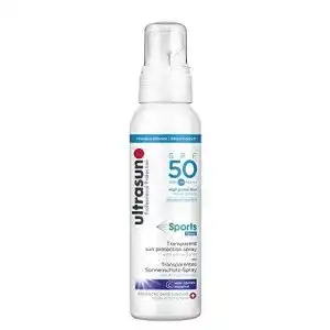Ultrasun sonnencreme ultrasun sports spray spf50 transparentes