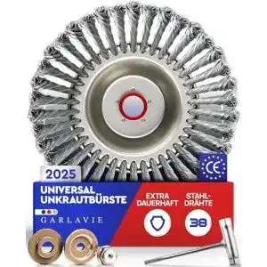 Unkrautbuerste garlavie profi freischneider mit 254mm bohrung