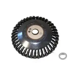 Unkrautbuerste perfektgarten 200 mm x 254mm bohrung profi