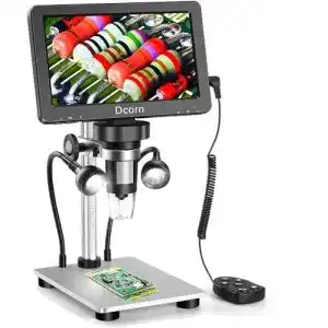 Usb mikroskop dcorn 1200x digitalmikroskop mit 12mp 1080p