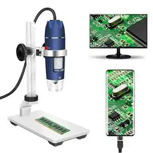 Usb mikroskop jiusion hd 2mp usb digitalmikroskop 40 1000x