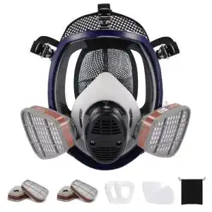 Vollmaske ohmotor atemschutzmaske mit luftfilterpatrone