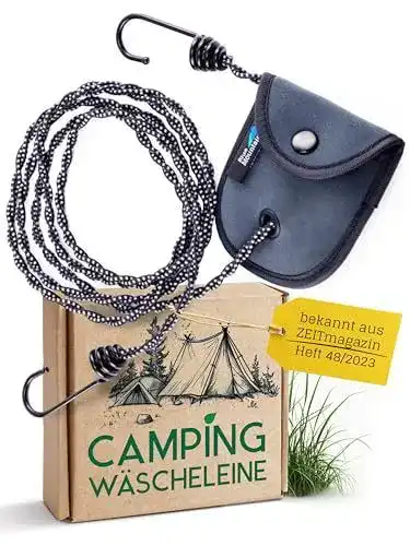 Wäscheleine Blue Mountaineer Camping (3 m, reflektierend)