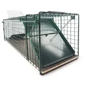 Waschbaerfalle 123jagd grosse 116x26x28cm marderfalle katzenfalle
