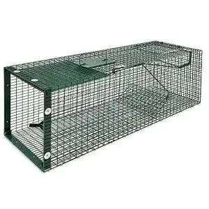 Waschbaerfalle moorland safe 5002 lebendfalle 90x30x30cm stabil