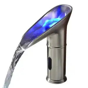 Waschtischarmatur mit sensor gangang led wasserfall