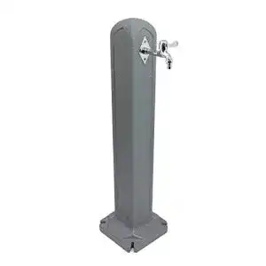 Wasserzapfsaeule prosperplast h 915 cm garten wassertanker grau