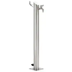 Wasserzapfsaeule vidaxl wassersaeule edelstahl 95 cm 2