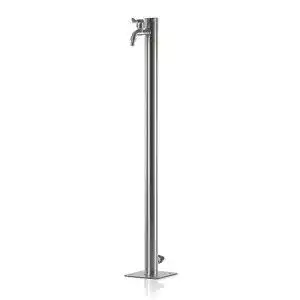 Wasserzapfsaeule zelsius edelstahl wellington 95 cm wassersaeule