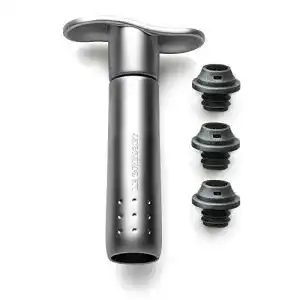 Weinpumpe le creuset set inkl 3 verschluessen