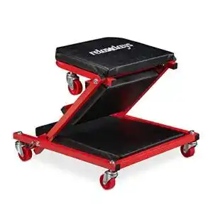 Werkstatthocker relaxdays rollbrett werkstatt bis 150 kg 2in1