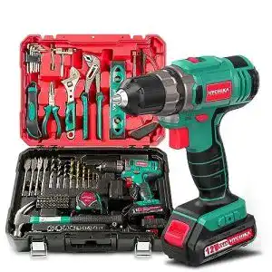 Werkzeugkoffer mit akkuschrauber hychika better tools for