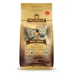 Wolfsblut hundefutter wolfsblut wild duck puppy 15 kg ente