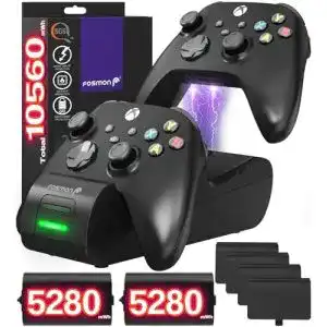 Xbox controller ladestation fosmon dual 2 max ladestation