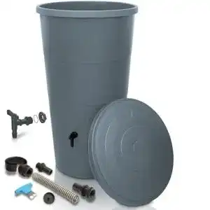 200 liter fass yourcasa regentonne 200 liter mit anschlusset