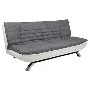 3 sitzer sofa ac design furniture jasper bettcouch hellgrau weiss