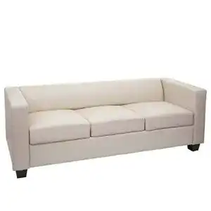 3 sitzer sofa mendler 3er sofa couch loungesofa lille kunstleder