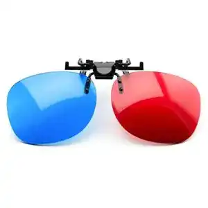 3d brille precorn 3d brille rot blau clip on fuer brillentraeger