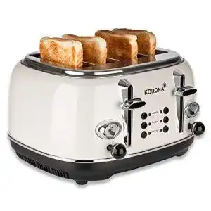 4 scheiben toaster korona 21676 toaster 4 scheiben creme