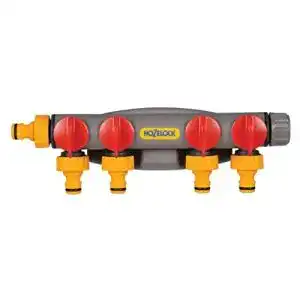 4 wege verteiler hozelock fuer wasserhaehne