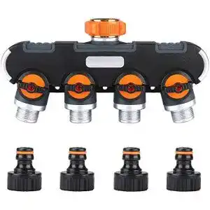 4 wege verteiler tencoz garten schlauch rohr splitter