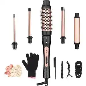 5 in 1 lockenstab jaeton lockenstab set 5 in 1 lockenbuerste