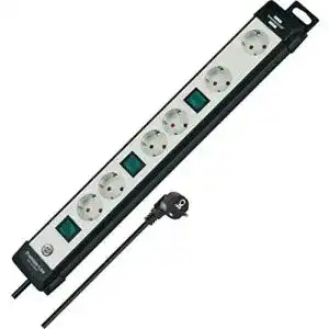 6 fach steckdosenleiste brennenstuhl premium line