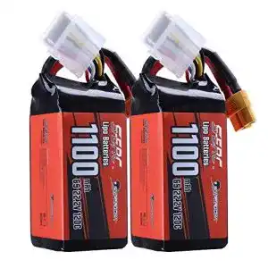 6s lipo sunpadow 2 pack 6s 22 2v lipo battery1100mah 120c