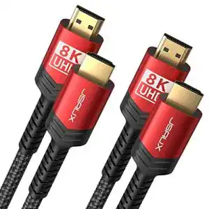 8k hdmi kabel jsaux 8k hdmi kabel 3meter 2 stueck 4k 8k