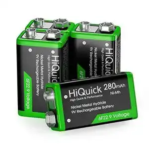 9v akku hiquick 9v akku 9v block batterien 280mah ni mh