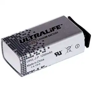 9v akku ultralife lithium batterie 9 volt e block u9vl u9vl j p