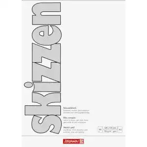 A2 papier brunnen 1047255 zeichen skizzenblock 190 g mc2b2