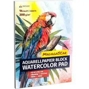 A2 papier tritart aquarellpapier din a2 300g mc2b2 malblock a2