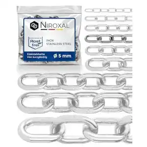 Absperrkette metall nietfullthings 100cm 1 meter 5mm