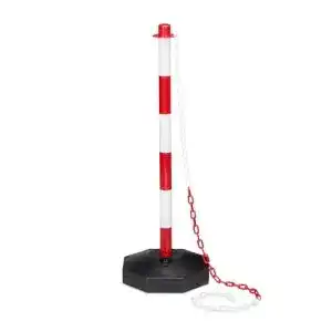 Absperrpfosten relaxdays h x b x t ca 82 x 28 x 28 cm