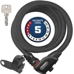 Abus spiralkabelschloss abus kabelschloss phantom 8950 180 kf