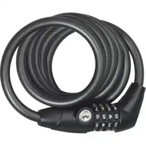 Abus spiralkabelschloss abus key combo 1650 185