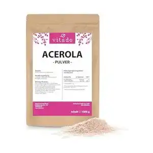Acerola pulver vitado acerola pulver 1kg natuerliches vitamin c
