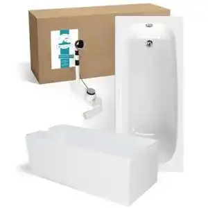 Acryl badewanne calmwaters premium komplettset 170x75 cm