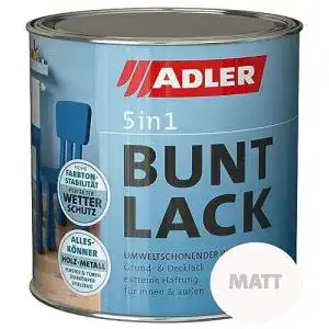 Acryllack adler 5in1 buntlack fuer innen und aussen 25l