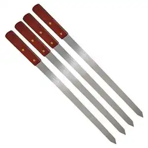 Adana spiess munloo 4 stueck flache grillspiesse edelstahl adana