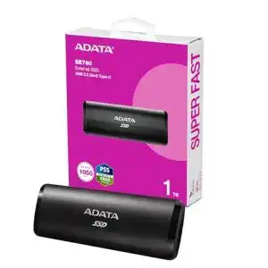 Adata ssd adata se760 1 tb portable external ssd schwarz