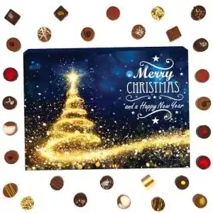 Adventskalender hallingers genuss manufaktur glitzertanne