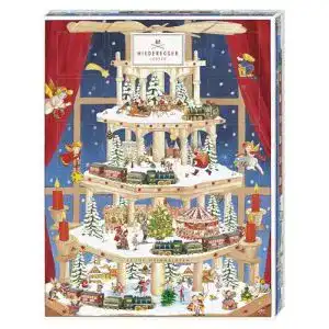 Adventskalender niederegger winter klassiker modernes design