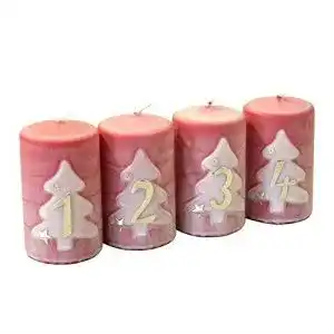 Adventskerzen klocke kerzen moderne mit zahlen 4er set