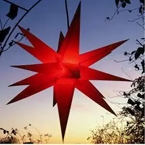 Adventsstern werterhalt ums haus aussenstern 55 cm rot
